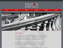Tablet Screenshot of heatonpartners.com